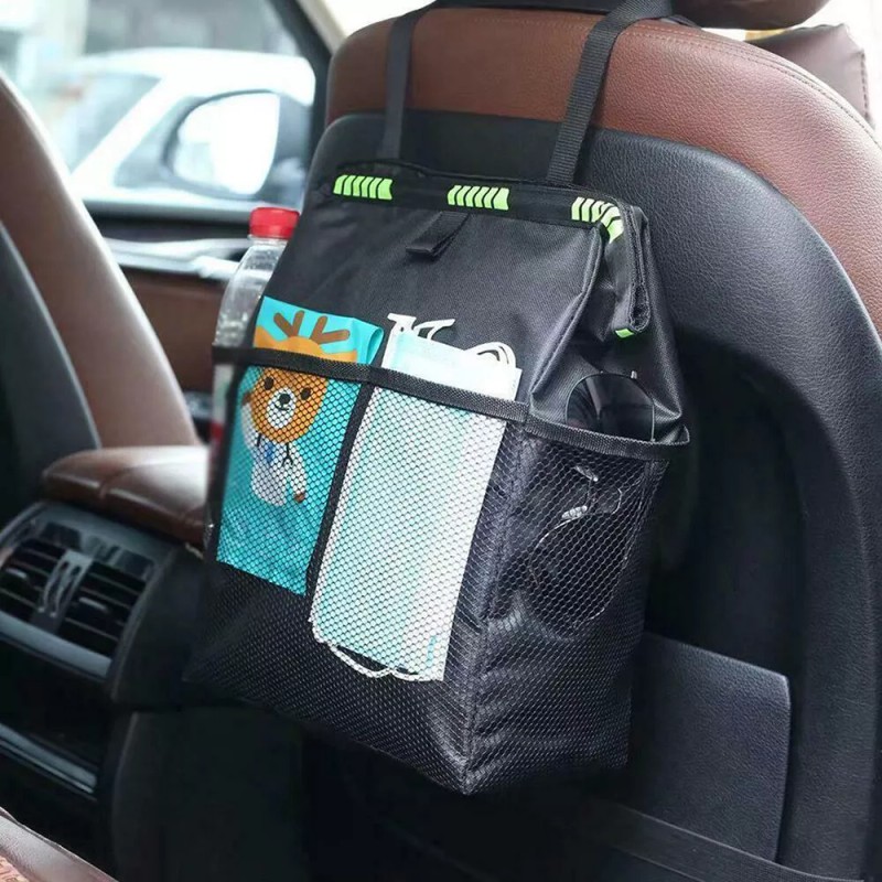 XUKEY Car Waterproof Trash Can Litter Bin Garbage Bag Waste