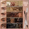 4D Microblading Effect Dual-Ended Eyebrow Pen, Ultra-Fine Precision Tip &
