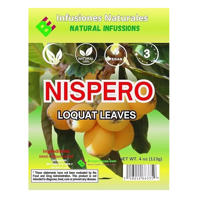 B-Experts Te Hojas de Níspero (Loquat Leaves Tea) - 4oz
