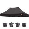 ABCCANOPY Replacement Canopy Top for Commercial Canopy Tent (10x15, Black)