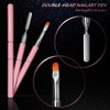 MIKIMIQI Dual Nail Forms Set Poly Gel Quick Building Kit,