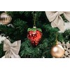 2 Count Glass Strawberry Christmas Ornaments for Christmas Tree