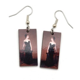 John Singer Sargent Earrings - Madame X Portrait Dangle Earrings