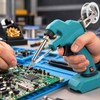 Cordless Soldering Gun for Electronics Repair – Automatic Solder Wire