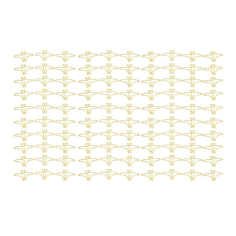 100pcs Paper Clips Prevent Slip Cute Animal Shaped Decorative Metal