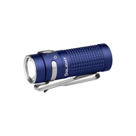 OLIGHT Baton4 Rechargeable EDC Flashlight, LED Pocket Flashlight 1300 Lumens with Magnetic Charging Cable, Small Powerful Bright Flashlight for Home, Camping, and Emergencies (Regal Blue)