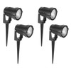 4PCS Waterproof Outdoor Spotlights LED Landscape Light DC12V for Driveway