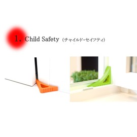 M&K ゴムのドアストッパー blocky star 赤 2726RD