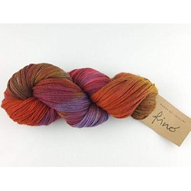 Manos Del Uruguay Silk Blend Fino 7056 Autumn, 100 g, Wool with Silk for Knitting and Crocheting, Merino Silk Blend, Hand-Dyed with Colour Gradient