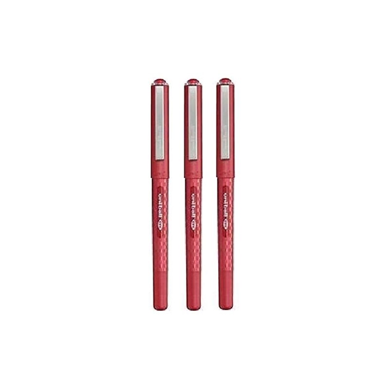 Uni Ball Eye Designer Red Rollerball Pen Fine 0.7mm Nib