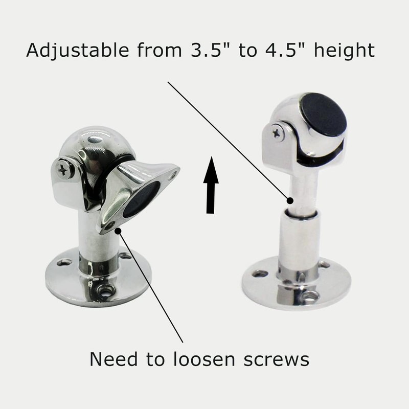 HWIMARINE Marine Magnetic Door Stopper Catch - Boat Stainless Steel