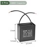 YOKIVE 3Pcs Ceiling Fan Capacitor CBB61, Metallized Polypropylene Film Capacitor