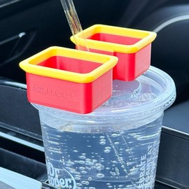 Saucey Dipping Sauce Holder for ChickfilA, Whataburger, & McDonald’s Sauces - Style: CFA Saucey