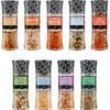 Soeos Spice Seasoning Set of 9 Individual Spice Grinder, Pure