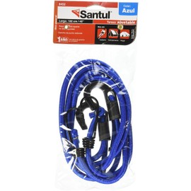 SANTUL, Tensores Ajustables 40", Color Azul, para Campamento y Hogar, Juego de 2 Piezas, Modelo 8452