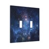 Fantastic Nebula Milky Way 2 Gang Double Toggle Wall Plate