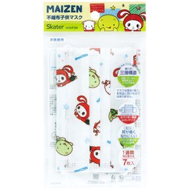 スケーター(Skater) 不織布 マスク 7枚 子供用 三層構造 まいぜんシスターズ 23 MSKP3N-A