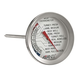 Avanti 12891 Tempwiz Meat Thermometer,Silver