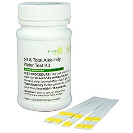 SimplexHealth pH & Total Alkalinity - Water Testing Strips (50 Strips)