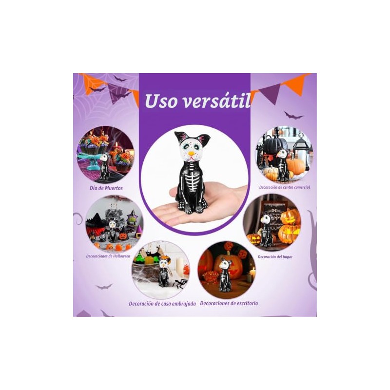 Figura De Perro Del Día De Los Muertos: Estatua De