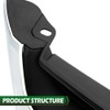 CNNELL Front Upper Honeycomb Grill Grille Chrome and Black Compatible