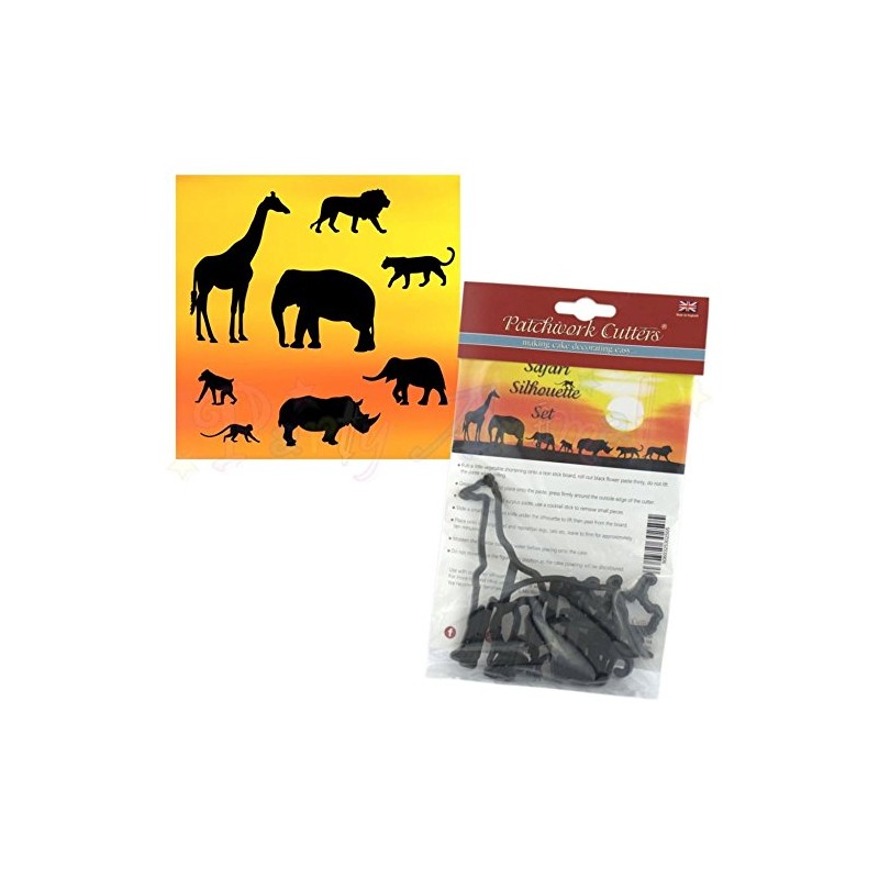 Patchwork Cutters - Safari Silhouette Set