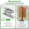 Wall Mount Gate Hinge, 304 Stainless Steel Gate Hinges for