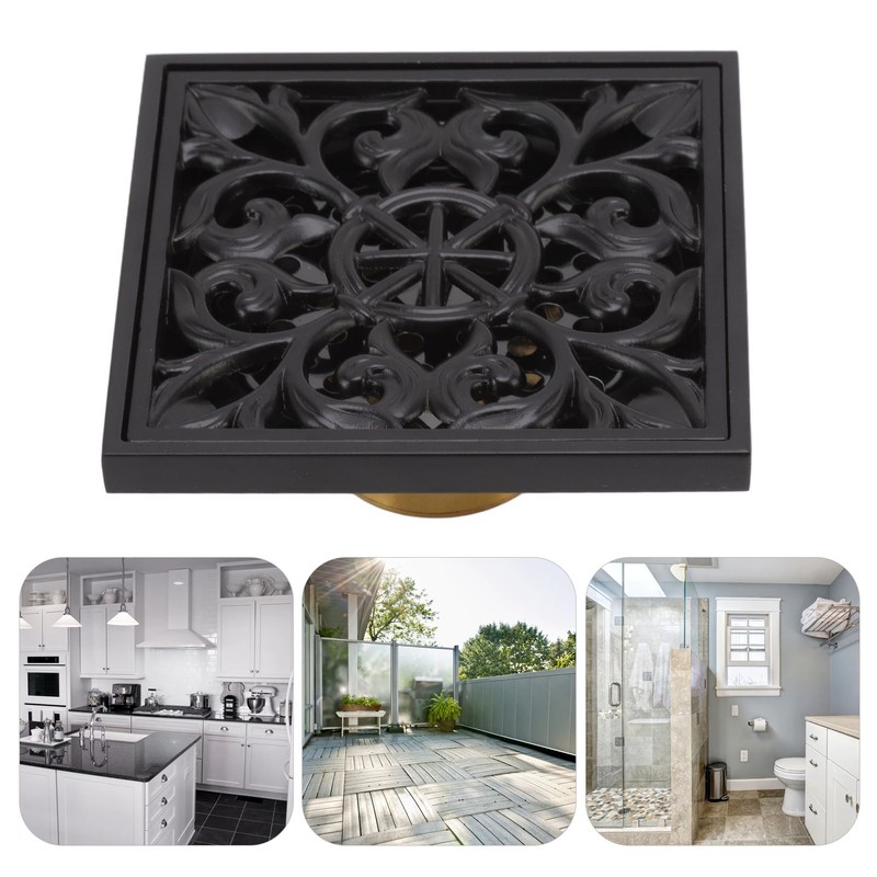 Floor Drain Bathroom Odor Proof Square Floor Drain Stainless Steel