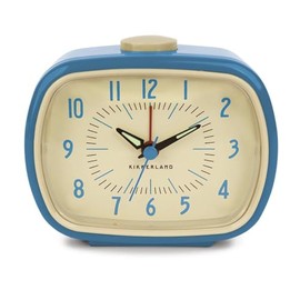 Kikkerland Retro Alarm Clock Color: Blue