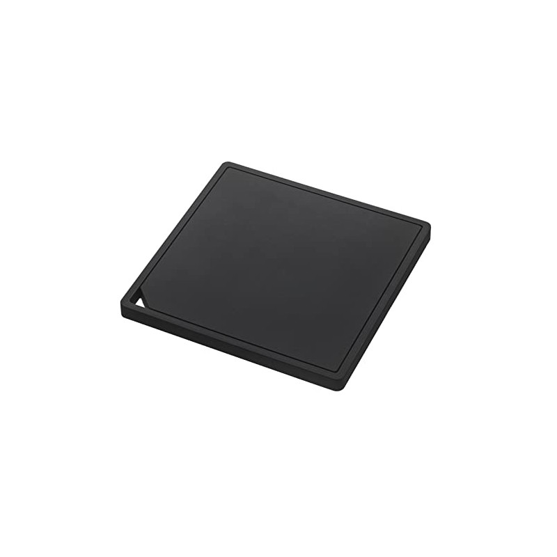 山崎実業(Yamazaki) シリコン 鍋敷き 角型 ブラック 約W15×D15×H1cm タワー tower 耐熱 シリコン製