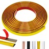 Gold Peel and Stick Trim Molding, 10Ft Premium Wall Ceiling