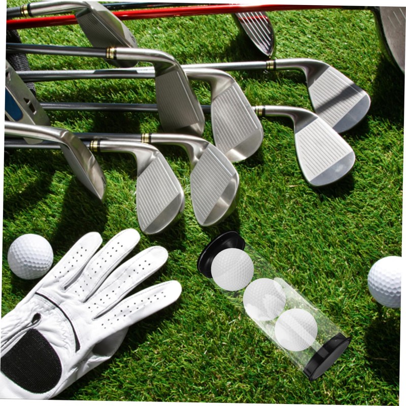 BESPORTBLE Golf Balls Storage Box Plastic Golf Tube Anti-Scratch Dust-Resistant