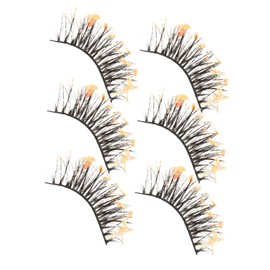 Mikinona 3 Pairs Fluffy Wispy False Eyelashes Natural Look Makeup Accessory Pack