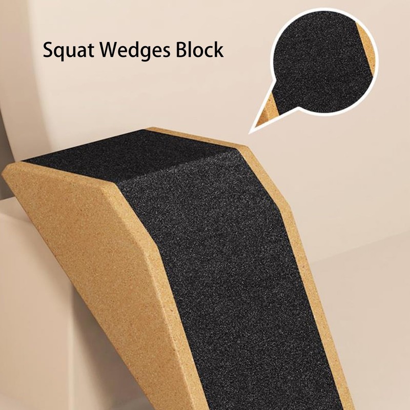 Professional Squat Wedges Block Non Slip Ramp Platform, Suitable for