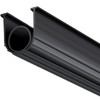 Garage Door Seals Bottom Rubber, Black - 6 m
