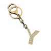 [Rigral] Initial Key Chain Bag Charm Alphabet Key Ring Carabiner