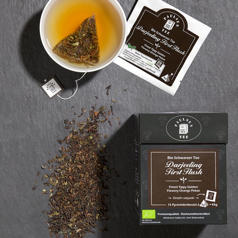 Organic Darjeeling First Flush 15 x 3 g, Individually Enveloped,