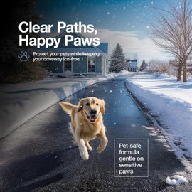 Maple99 Pet Safe Ice Melt Safe for Concrete 35 lb Snow Salt Ice Melt Pet Friendly, Green Salt for Snow and Ice Removal, Sidewalk Salt, Driveway Salt, Snow Melt is Effective Up to -5