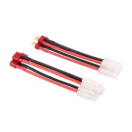 OliYin 3pairs Compatible with Big Tamiya to T Plug T-Plug Male Female 14awg 3.93inch Soft Silicone Wire Switch Cable Connector(Pack of 3)
