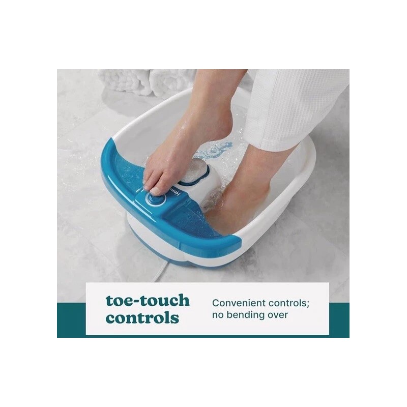 Homedics Bubble Mate Foot Spa with Heat Massage and Removable