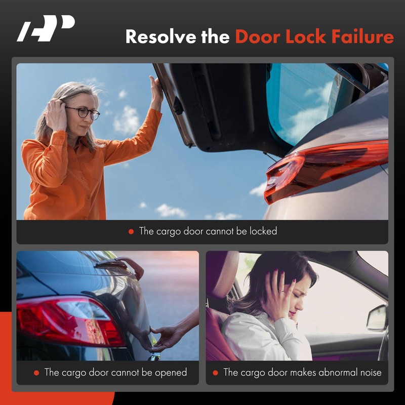 A-Premium Tail Back Left Door Latch Lock Actuator Compatible with