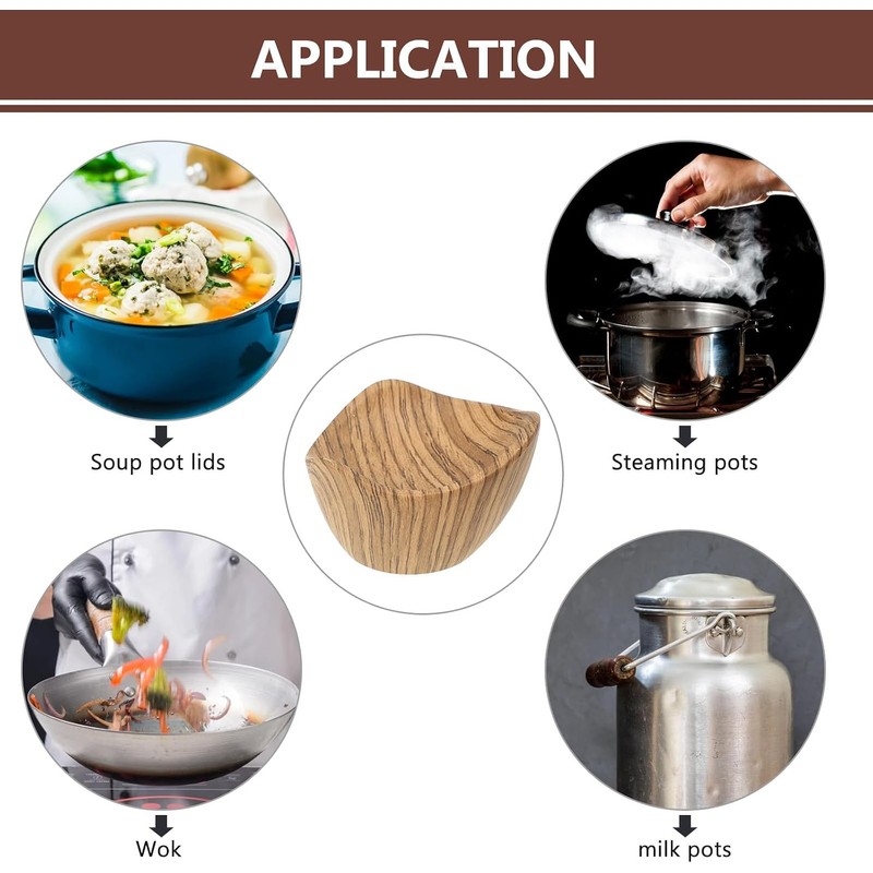 GALPADA Tapas para Ollas Perillas de Repuesto Diseño de Veta