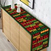Black History Month Table Runner Juneteenth Afro African American Decoration