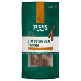Fuchs Spices - Cinnamon Sticks Cassia in Resealable Recyclable Bag - Made from Natural Ingredients - Pack of 3