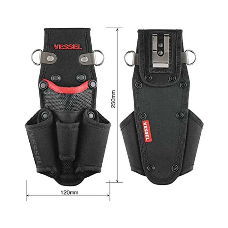 VESSEL (ベッセル) Vessel Driver and Pliers Holster 4-Slot Ideal for