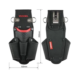 VESSEL (ベッセル) Vessel Driver and Pliers Holster 4-Slot Ideal for Electric Drill Balls TPH-40