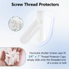 EAORBD Hurricane Shutter Screws Cap for 1/4" X 1" Screw