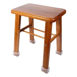 Yinhing Cubierta de Patas, 8 Piezas/Juego Silla Patas Cubierta Rectángulo Muebles Patas Protector con Suela de Goma(Transparente)