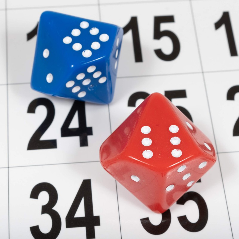 LEARNING ADVANTAGE Subitizing Dice - Set of 6 - Hands