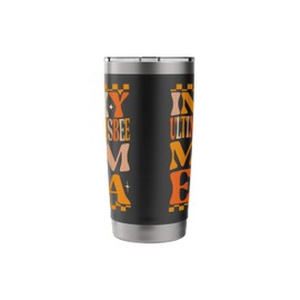 In My Ultimate Frisbee Mom Era | Retro Groovy Frisbee Stainless Steel Insulated Tumbler